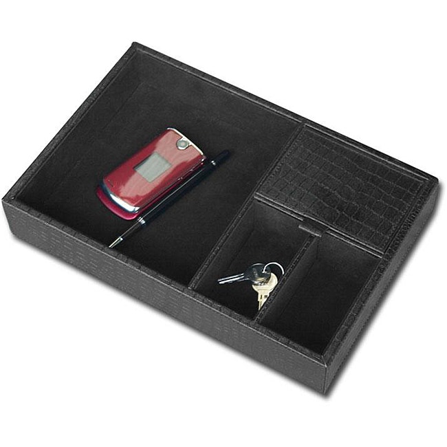 Dacasso Crocodile embossed Valet Tray