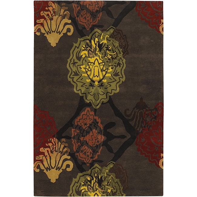 Hand tufted Abstract Mandara Wool Rug (5 X 76)