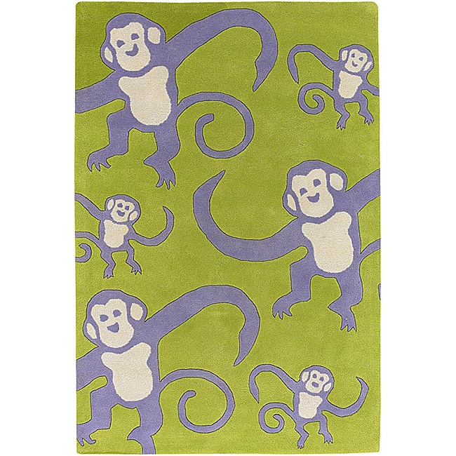 Hand tufted Toddler Novelty Area Rug (79 X 106)