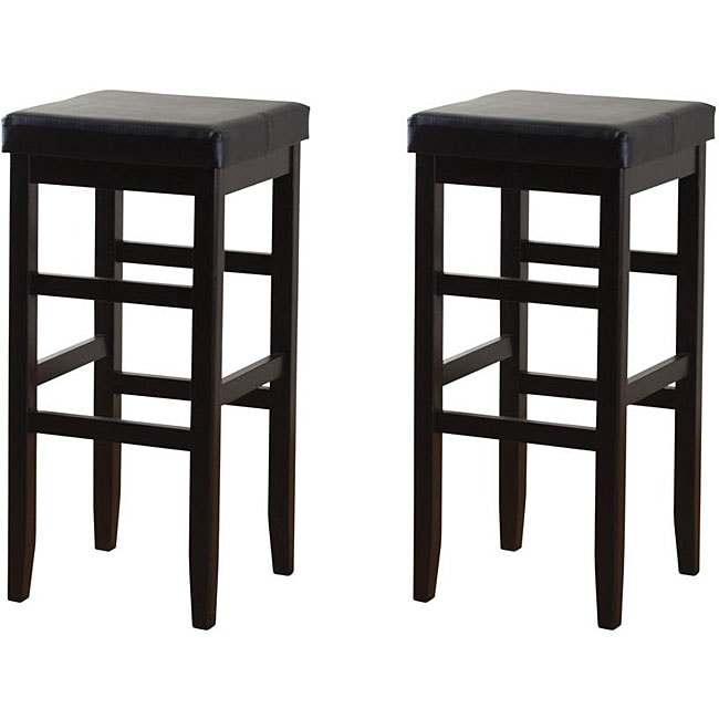 Hutto 30 inch Square Bar Stools (set Of 2)