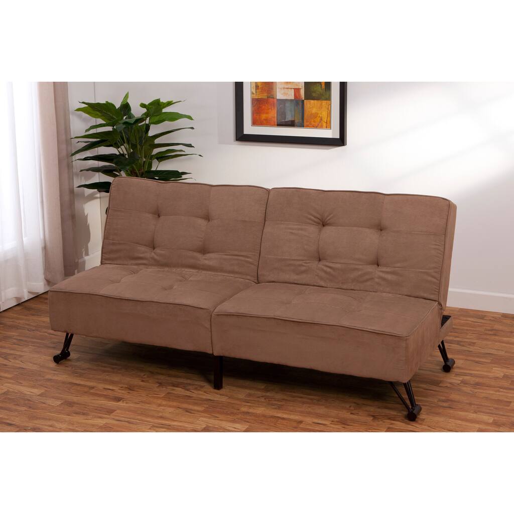 Vision Click Clack Contemporary Convertible Futon Sofa Bed