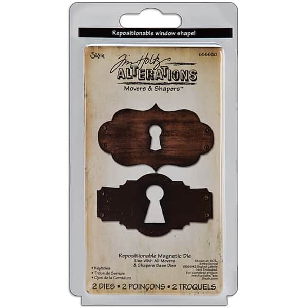 Sizzix Tim Holtz 'Keyholes' Movers and Shapers Dies (Set of 2