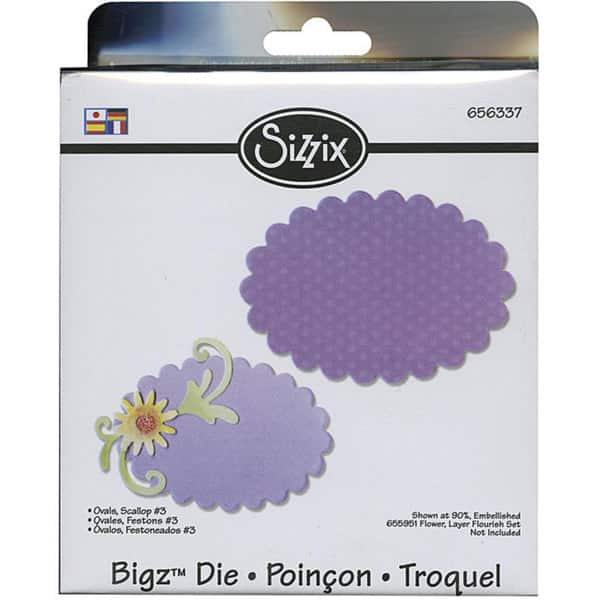 Sizzix Bigz BIGkick/ Big Shot 'Scallop Ovals 3' Die - Bed Bath & Beyond ...