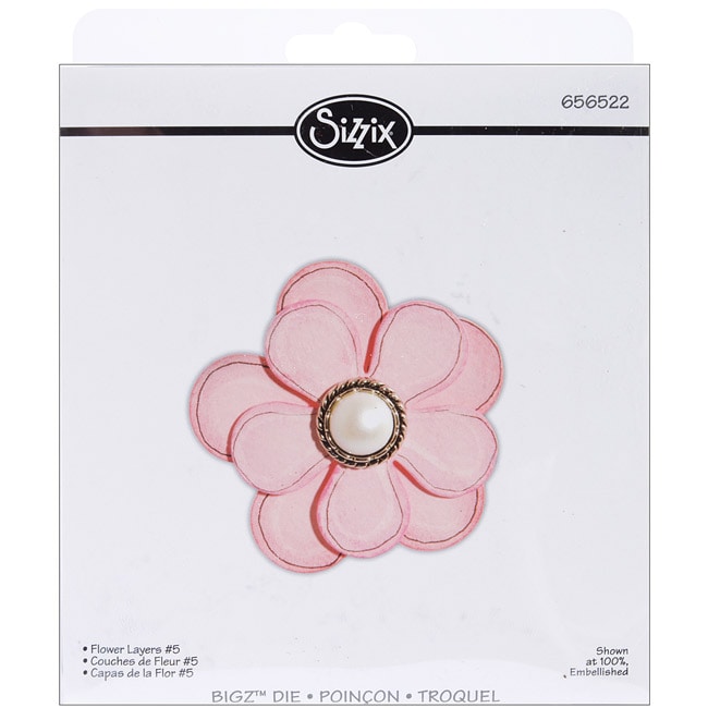 Sizzix Bigz Bigkick/ Big Shot Flower Layers 5 Die