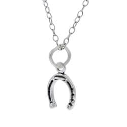 Tressa Sterling Silver Children's Horseshoe Necklace Tressa Sterling Silver Necklaces