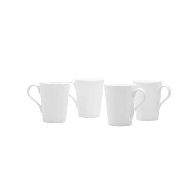 Red Vanilla Conical Mug Set of 4