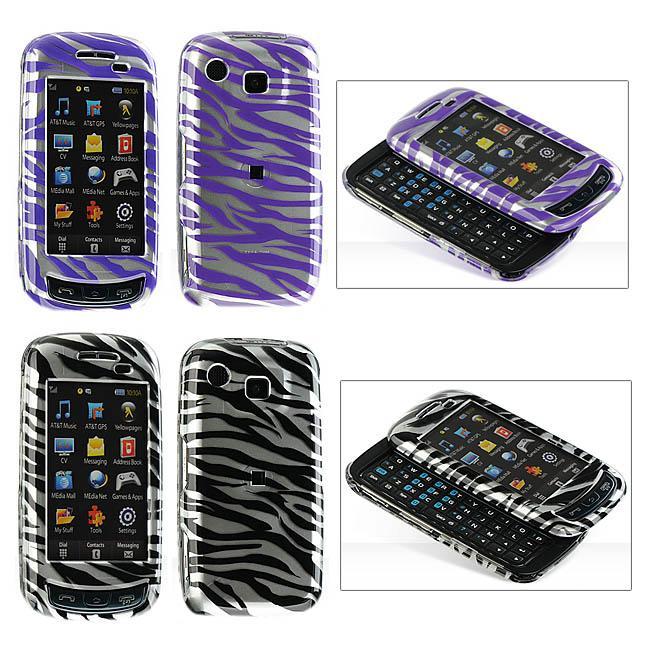 Samsung Impression A877 Crystal Case with Zebra Design  