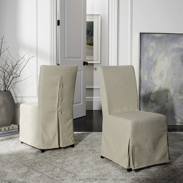 Skirted parsons chairs online with arms