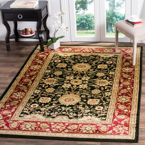 Safavieh Lyndhurst Traditional Oriental Black/ Red Rug - 8'11 x 12'