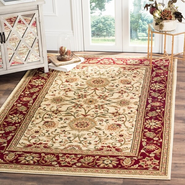 Safavieh Lyndhurst Traditional Oriental Ivory/ Red Rug - 4' x 6'