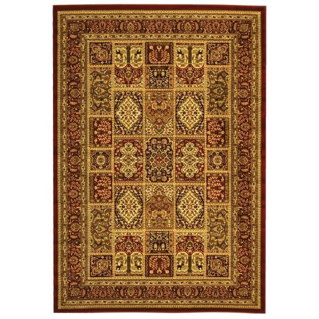 Lyndhurst Collection Isfan Red/ Multi Rug (9 X 12)
