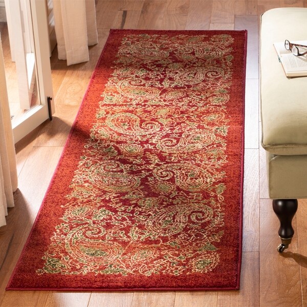 Shop Safavieh Lyndhurst Traditional Paisley Red/ Multi Runner (2'3 x 8