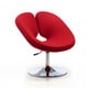 preview thumbnail 4 of 2, Pluto Red Adjustable Leisure Chair