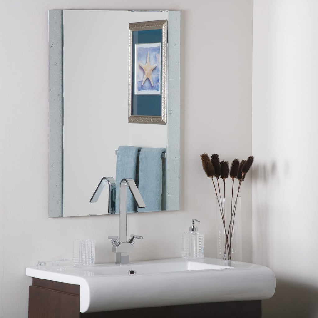 Starlight Frameless Wall Mirror - Silver - A/N