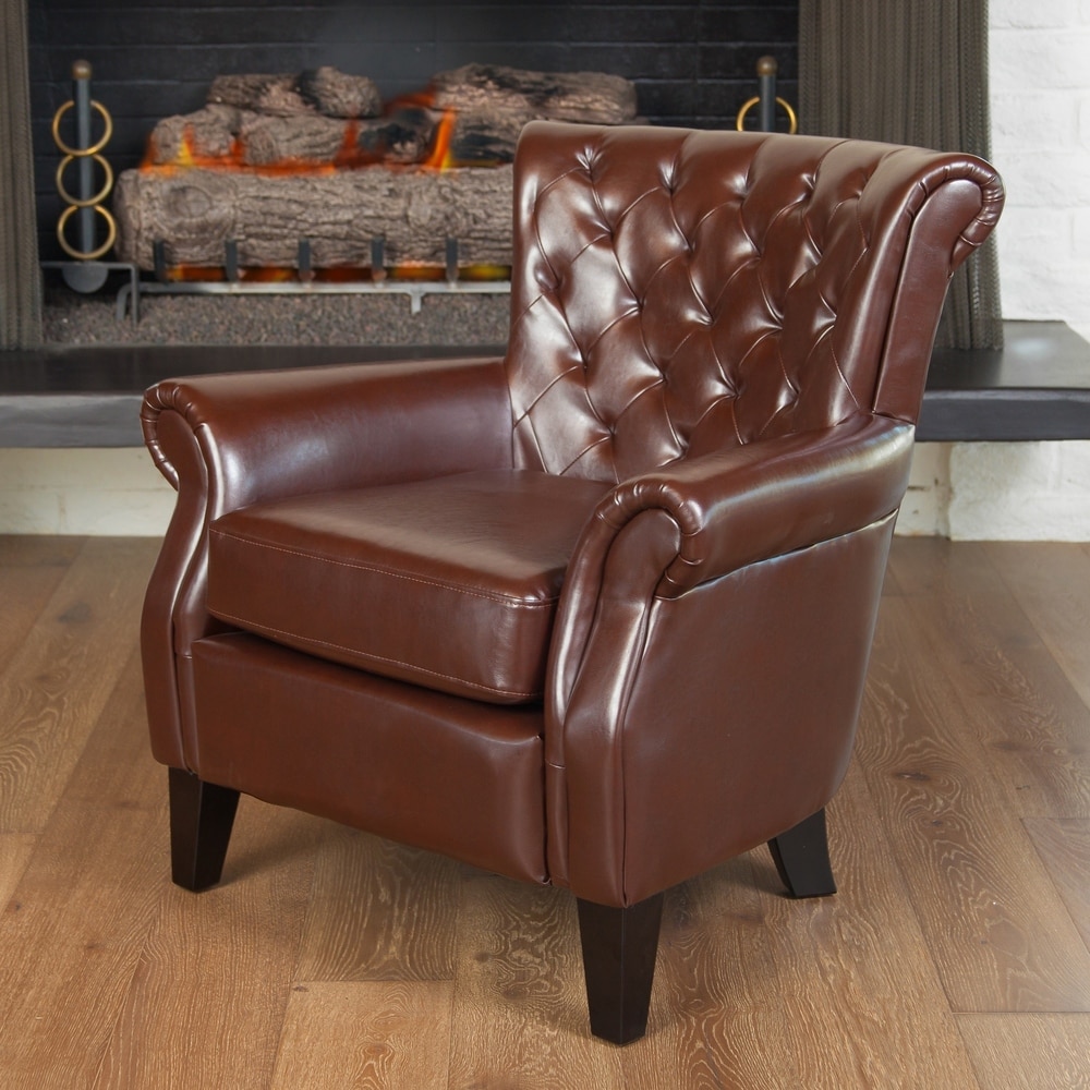 bonded leather chair