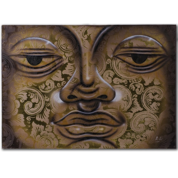 Water Technique Buddha Painting (Indonesia) Original Art