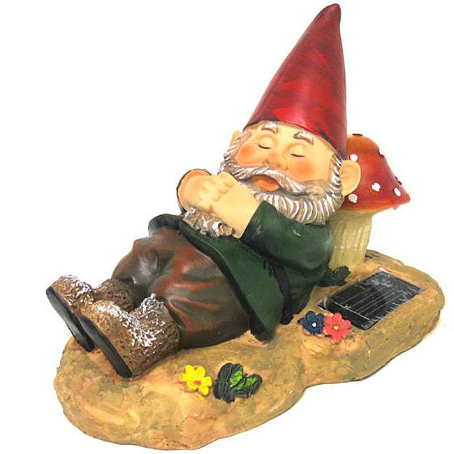 Relaxing Gnome Mushroom Solar Light