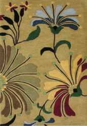 Alliyah Handmade Cornstalk New Zealand Blend Wool Rug - 8' x 10'