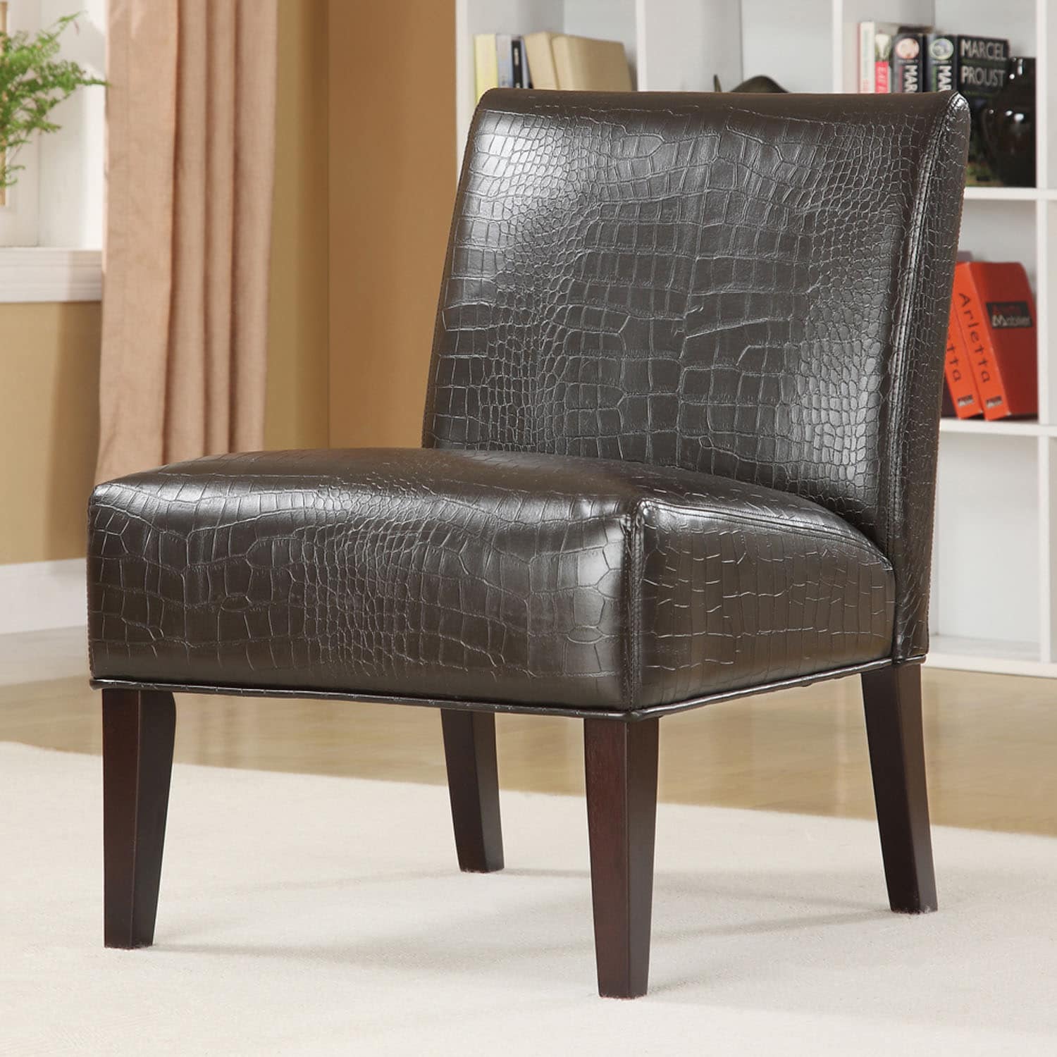 Gator Leather Accent Chair