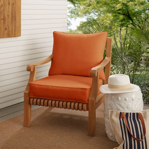 Orange Patio Furniture Find Great Outdoor Seating Dining Deals Sunbrella Indoor Outdoor Deep Seating Cushion And Pillow Set