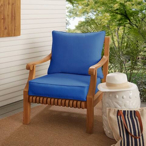 Blue Patio Furniture Find Great Outdoor Seating Dining Deals Sunbrella Indoor Outdoor Deep Seating Cushion And Pillow Set