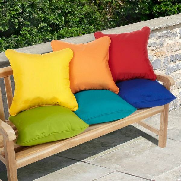 Sunbrella 20 Inch Indoor Outdoor Throw Pillows Set Of 2 Overstock 5042799