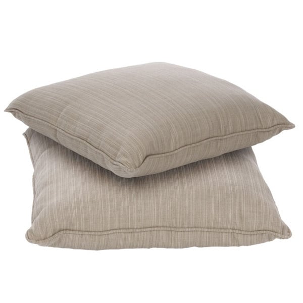 Shop Sunbrella 20-inch Indoor/Outdoor Throw Pillows (Set ...