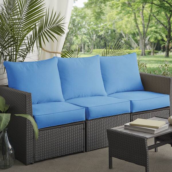 Shop Clara Indoor Outdoor Wicker Sofa Cushion Set Made With