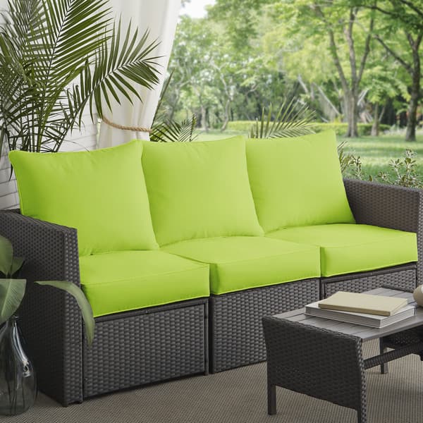 Clara Indoor Outdoor Wicker Sofa Cushion Set Made With Clara Indoor Outdoor Wicker Sofa Cushion Set Made With