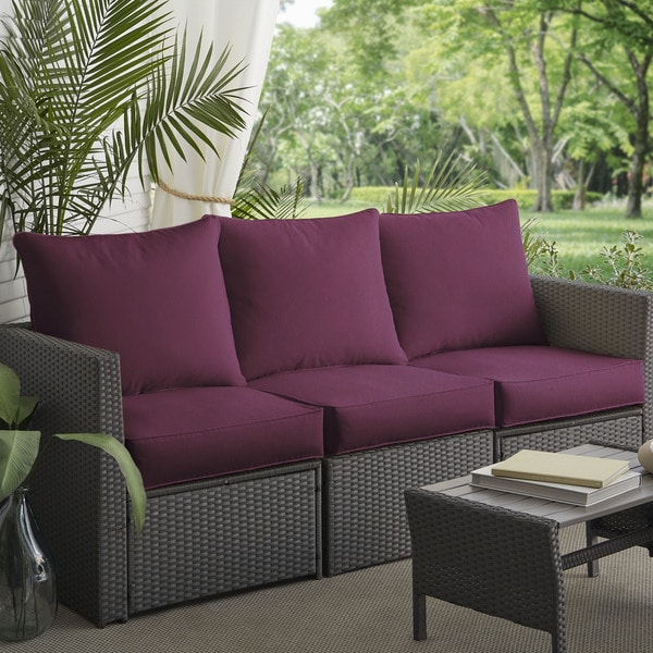 outdoor wicker sofa cushions