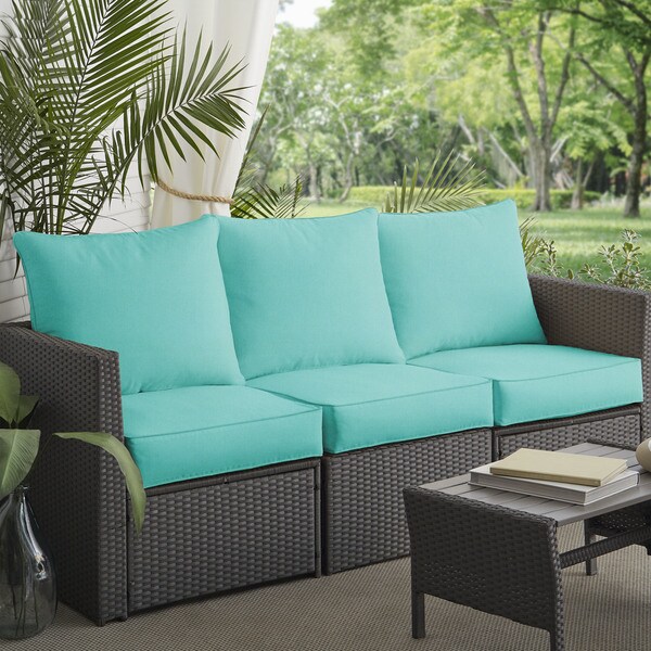 outdoor wicker sofa cushions