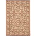 Safavieh Courtyard Rust Red/ Sand Indoor/ Outdoor Rug - 2'7 x 5'