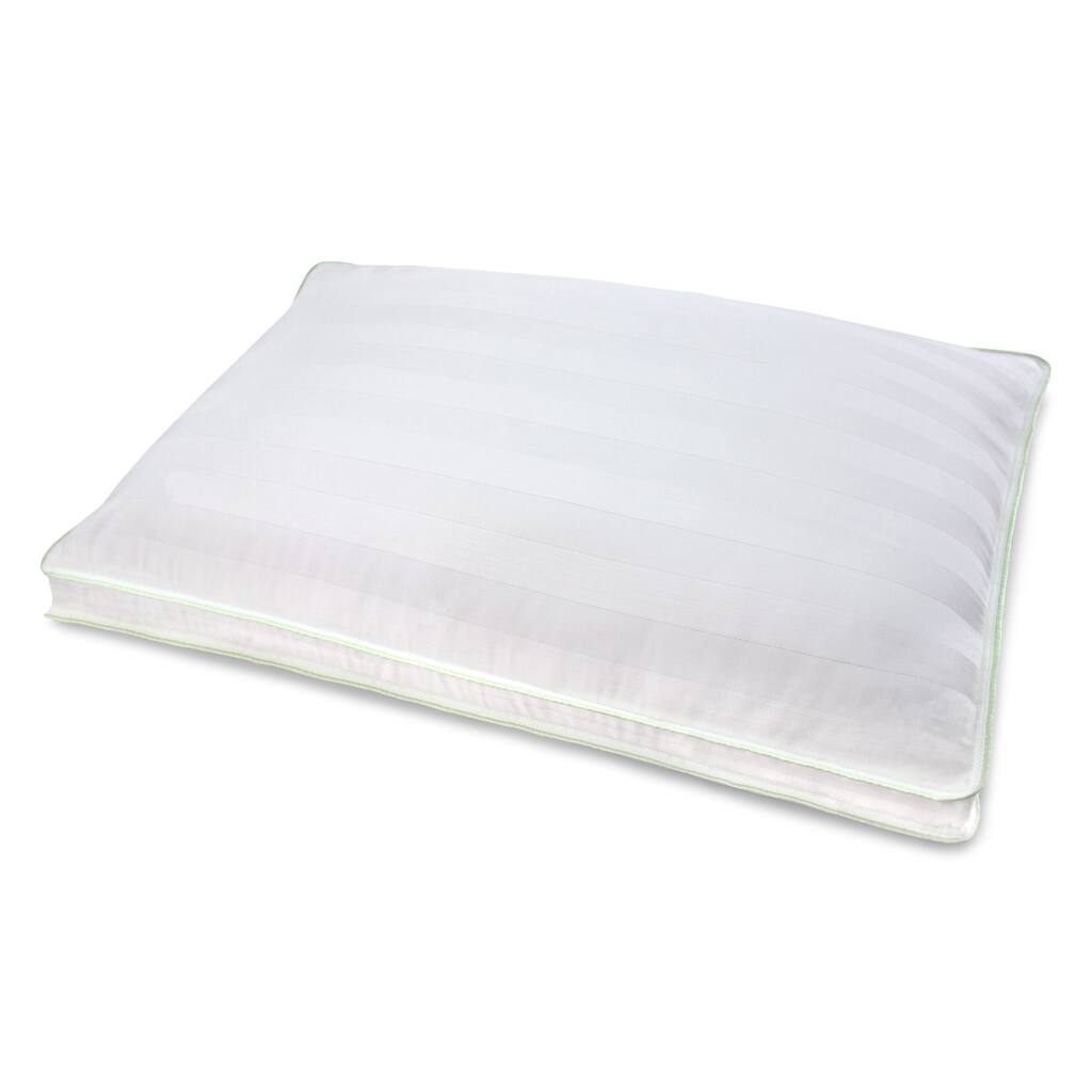 SwissLux Dual-comfort Supreme European-Style Memory Foam with Gel Fiber Pillow