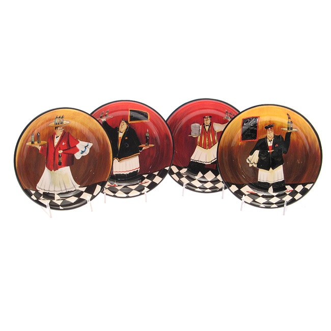 Certified International Bistro 9 inch Soup/ Pasta Bowls (set Of 4)