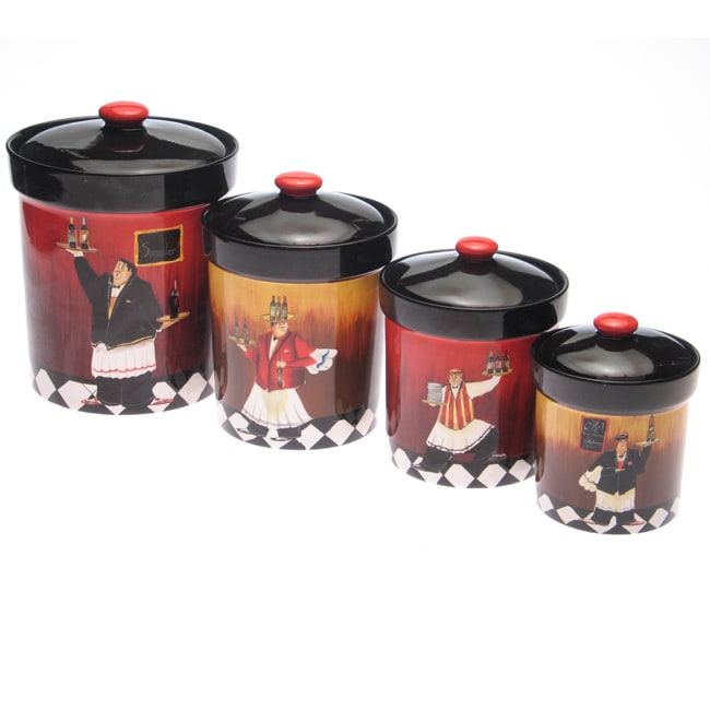 Certified International 'Bistro' Canister (Set of 4)