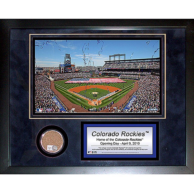 Steiner Sports Coors Field Mini Dirt Collage