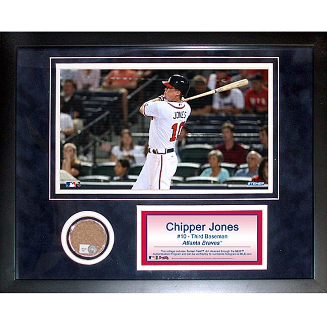 Steiner Sports Chipper Jones 11x14 Mini Dirt Collage