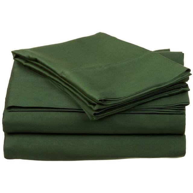Egyptian Cotton 400 Thread Count Solid Bed Sheet Set by Superior