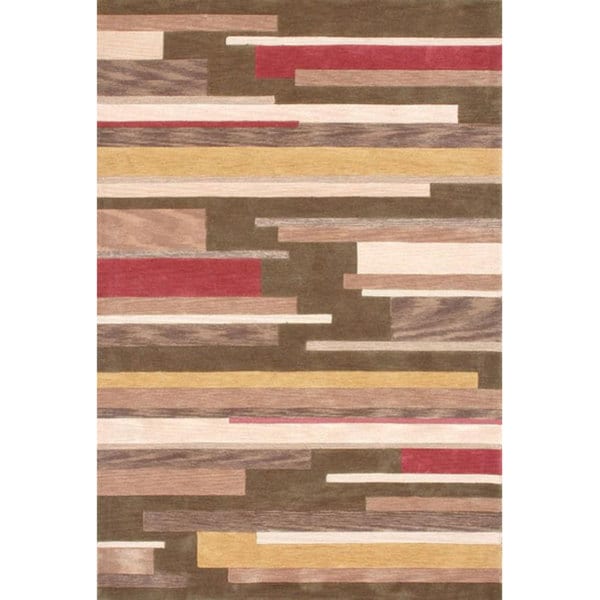 Hand tufted Ackworth Green/ Multi Rug (3'6 x Alexander Home 3x5   4x6 Rugs