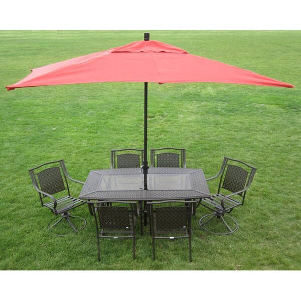 Shop Black Friday Deals On Premium 10 Rectangular Patio Umbrella Overstock 5071235