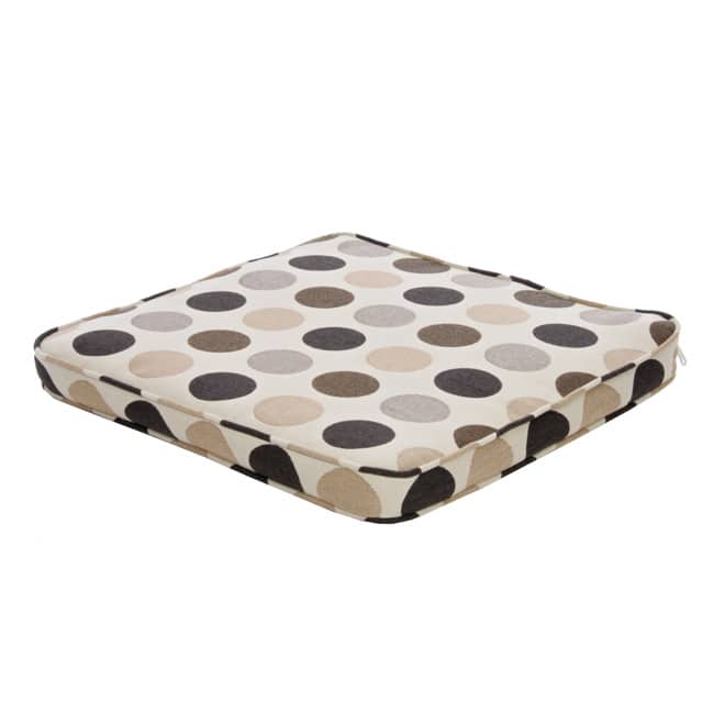 Deluxe Teak Dining Side Chair Cushion with Sunbrella- Designer