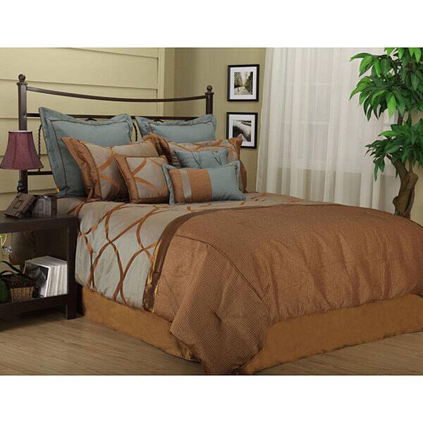 Shop Brianne Luxury 7 Piece Comforter Set Free Shipping Today