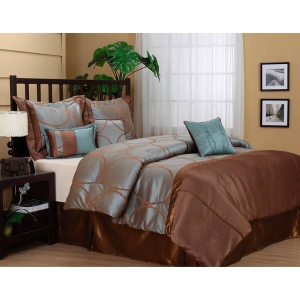 Shop Brianne Luxury 7 Piece Comforter Set Free Shipping Today