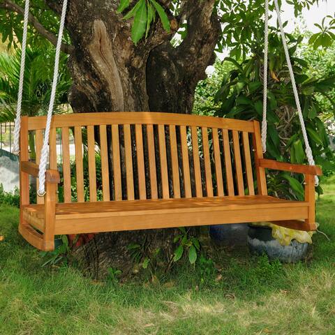 International Caravan Royal Tahiti 3-Seater Hanging Porch Swing