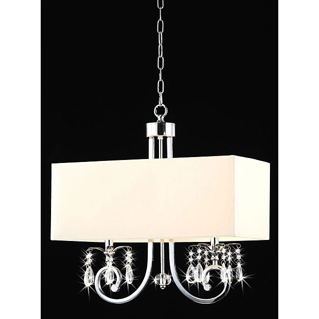 light Chrome Crystal Chandelier   12932179   Shopping