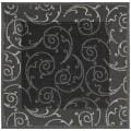 Safavieh Oasis Scrollwork Black/ Sand Indoor/ Outdoor Rug (6' 7 Square) - 6'7 x 6'7