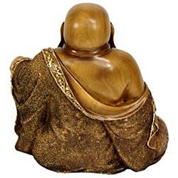 Sitting Hotei 10.5-inch Happy Buddha Statue (China) - Overstock ...