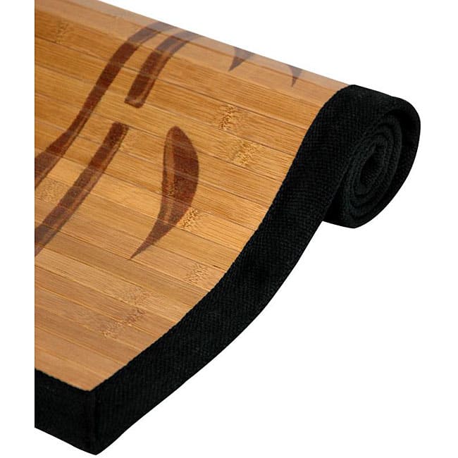 Handmade Asian 'Bamboo Tree' Rayon from Bamboo Rug (China) - 2' x 3'