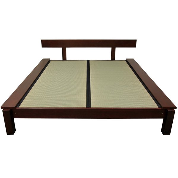 Shop Handmade Mahogany Kasagi Tatami King-size Platform Bed (china 