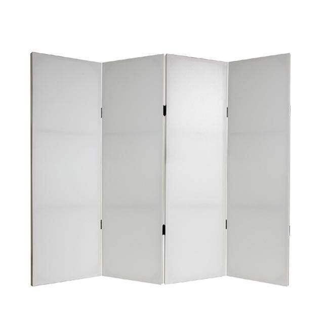 Handmade Canvas Do It Yourself 4-foot 3-panel Room Divider (China)